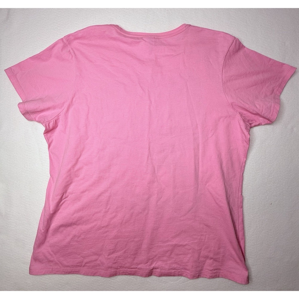 80s Girl Retro T Shirt Women Sz XXL Pink Birthday Party Dance Skates Tape Music - Picture 6 of 6